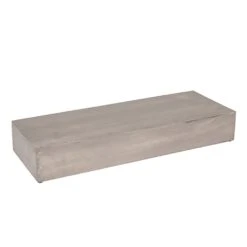 Cal-Mil 166-3-110 Aspen Gray Pine Wood Rectangular 20.5 X 7 X 3.25 Riser