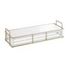 Cal-Mil 22087-5-15 Empire White 20.5 X 7 X 5.25 Riser With Gold Frame -CARLISLE SHOP 6110565