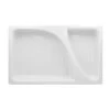 Eastern Tabletop EB15401 White Gastronorm 145/59 Ounce Split Dish -CARLISLE SHOP 6110897
