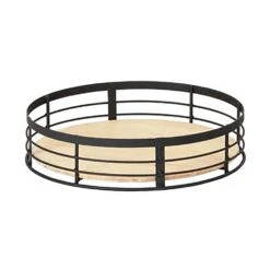 Cal-Mil 22606-3-13 Madison Black Round 12.5 X 3 Riser