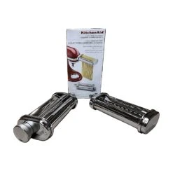 KitchenAid KSMFETPRA S/S 2 Piece Pasta Roller & Cutter Set