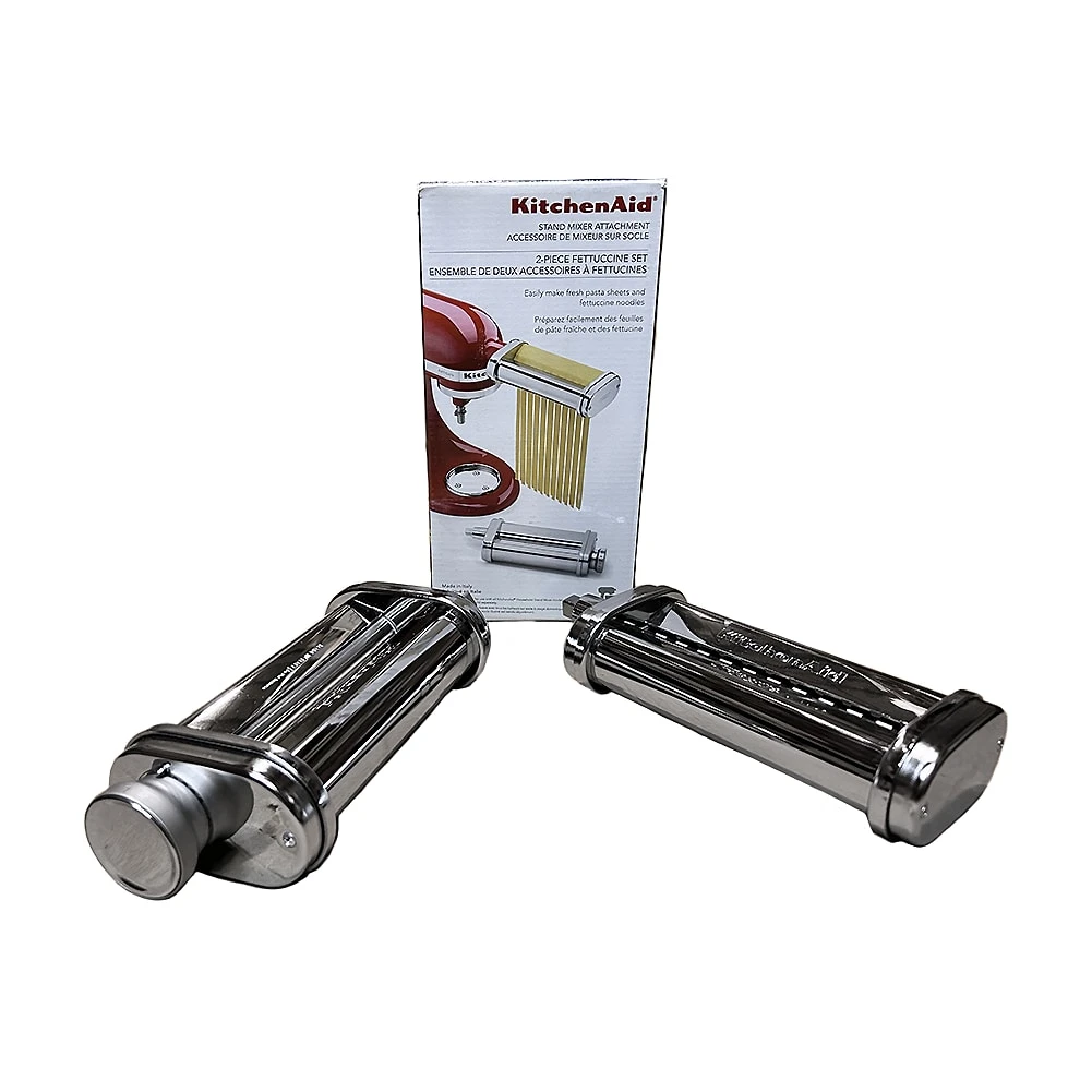 KitchenAid KSMFETPRA S/S 2 Piece Pasta Roller & Cutter Set 3 KitchenAid KSMFETPRA S/S 2 Piece Pasta Roller & Cutter Set