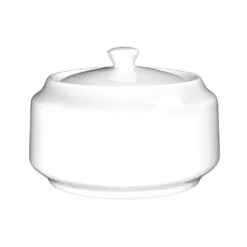 International Tableware DO-61 13 Ounce Sugar Bowl With Lid - 12 / CS