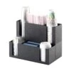 Cal-Mil 2041 Black 14.5 X 8.75 6-Section Coffee Organizer -CARLISLE SHOP 6112374