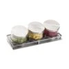 Cal-Mil 1850-5-55HL Cold Condiment Display W/ (3) 32 Oz. Jars