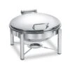 Eastern Tabletop 3958/S Pillard 4 Star Round S/S 6 Quart Chafing Dish