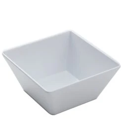 American Metalcraft MELSQ73 White Melamine 58 Oz Square Bowl