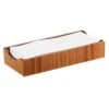 Cal-Mil 1234 Bamboo 9.5 X 4.75" Condiment / Napkin Holder -CARLISLE SHOP 775460