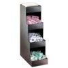 Cal-Mil 1261 Black 3 Tier Coffee Amenity Unit