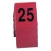 Cal-Mil 226 Red With Black No. 1 - 25 Table Tents -CARLISLE SHOP 907756