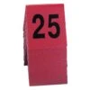 Cal-Mil 226-1 No. 26 - 50 Red With Black Table Tents 1 Cal-Mil 226-1 No. 26 - 50 Red With Black Table Tents -CARLISLE SHOP 907757