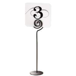 Cal-Mil 661-9-13 Black Wire 9" H Number Card Stand - 12 / CS